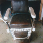 barber chair before
