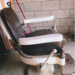 barber chair before